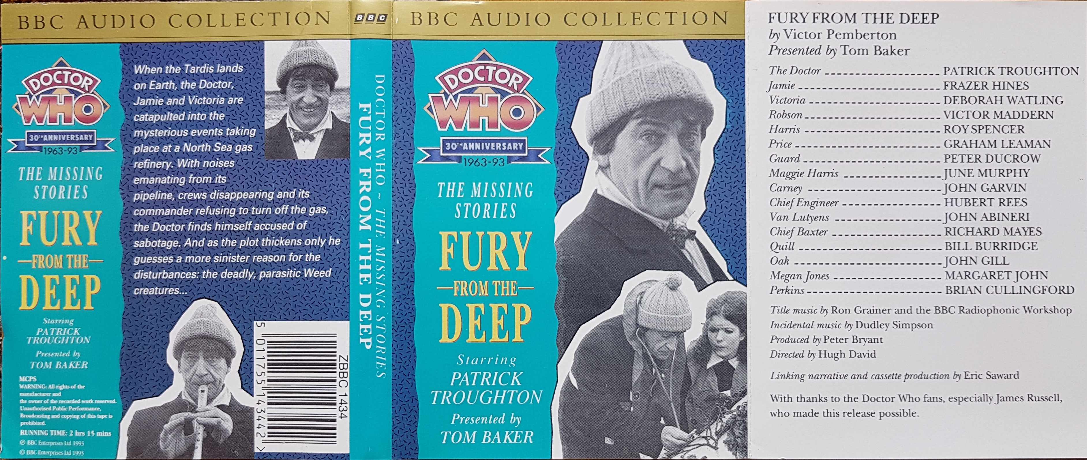 Picture of ZBBC 1434 Doctor Who - Fury from the deep by artist Victor Pemberton from the BBC records and Tapes library